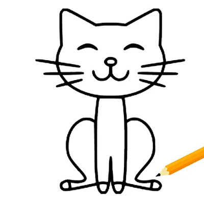 Tutorial: Como desenhar um gato fácil passo a passo